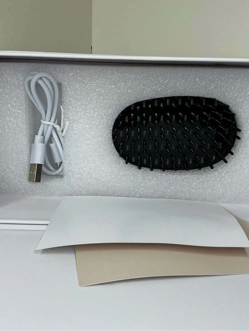 Zalo Electric LED Massage Comb - White